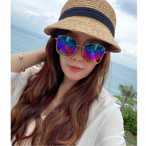 New Authentic GUCCI
Multicolor Square Ladies Sunglasses
GG0802S 004 57 - Picture 10 of 11